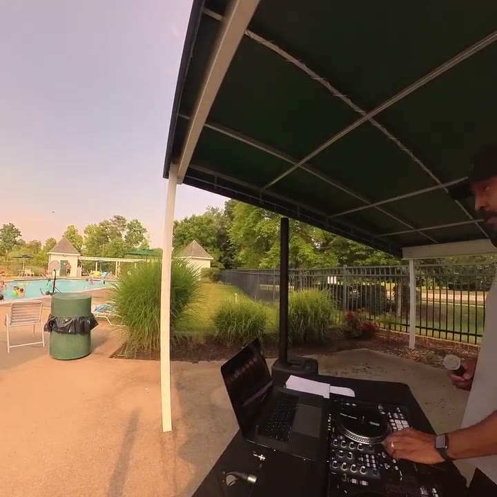 Still from the Grove Summer Kickoff pool party reel